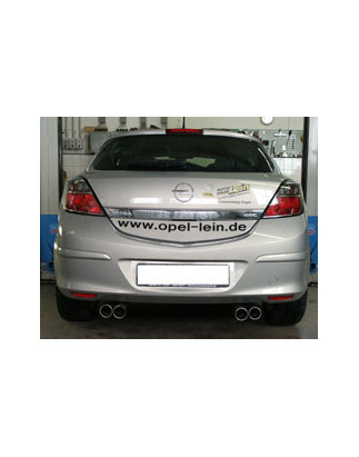 Opel Astra H/ Astra H GTC Silenziatore posteriore con uscite destra e sinistra (duplex) (Cod. F-OP04