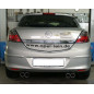 Opel Astra H/ Astra H GTC Silenziatore posteriore con uscite destra e sinistra (duplex) (Cod. F-OP04