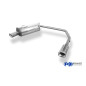 Peugeot 206 S16/ S16 cabrio Silenziatore posteriore con uscite destra e sinistra - (Cod. F-PE021133-