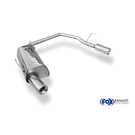 Peugeot 206 Schrägheck/ 206 CC Silenziatore posteriore finale destra/sinistra (Cod. F-PE021033-071)