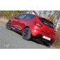 Renault Clio IV Silenziatore posteriore con uscite destra e sinistra (duplex) – 145x65 tipo (Cod. 
