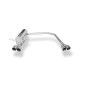 Opel Astra H/ Astra H GTC Silenziatore posteriore con uscite destra e sinistra (duplex) (Cod. F-OP04