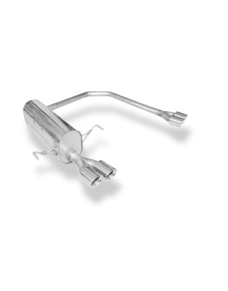 Opel Astra H/ Astra H GTC Silenziatore posteriore con uscite destra e sinistra (duplex) (Cod. F-OP04