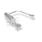 Opel Astra H/ Astra H GTC Silenziatore posteriore con uscite destra e sinistra (duplex) (Cod. F-OP04