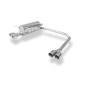 Opel Astra H/ Astra H GTC Silenziatore posteriore con uscite destra e sinistra (duplex) (Cod. F-OP04