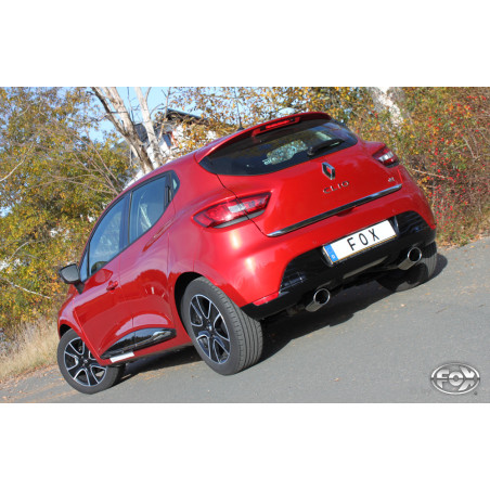 Renault Clio IV Silenziatore posteriore con uscite destra e sinistra (duplex) – 115x85 tipo (Cod. 