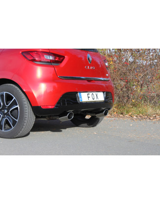 Renault Clio IV Silenziatore posteriore con uscite destra e sinistra (duplex) – 115x85 tipo (Cod. 