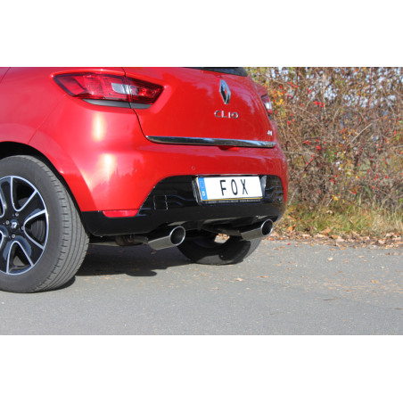 Renault Clio IV Silenziatore posteriore con uscite destra e sinistra (duplex) – 115x85 tipo (Cod. 