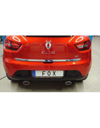 Renault Clio IV Silenziatore posteriore con uscite destra e sinistra (duplex) – 115x85 tipo (Cod. 