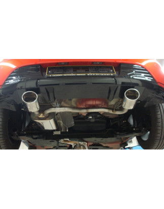 Renault Clio IV Silenziatore posteriore con uscite destra e sinistra (duplex) – 115x85 tipo (Cod. 
