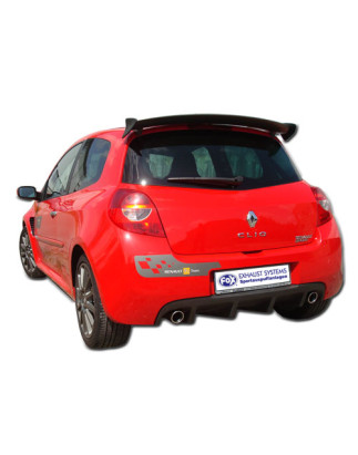Renault Clio III B Sport Silenziatore posteriore finale destra/sinistra (Cod. F-RE072003-147)