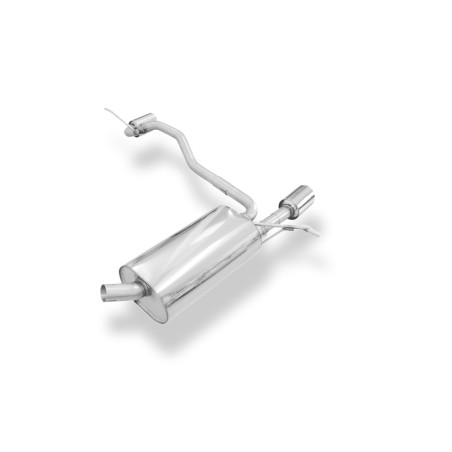 Dacia Duster 4x2 – trazione anteriore Silenziatore uscita posteriore – 1x90 t (Cod. F-DC030081-1