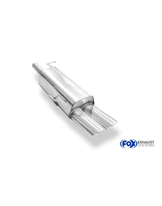 Peugeot RCZ Silenziatore posteriore on one side – 2x106x71 Tipo 32 (Cod. F-PE130022-366)