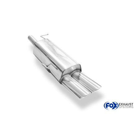 Peugeot RCZ Silenziatore posteriore on one side – 2x106x71 Tipo 32 (Cod. F-PE130022-366)