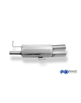 Peugeot RCZ Silenziatore posteriore on one side – 2x106x71 Tipo 32 (Cod. F-PE130022-366)