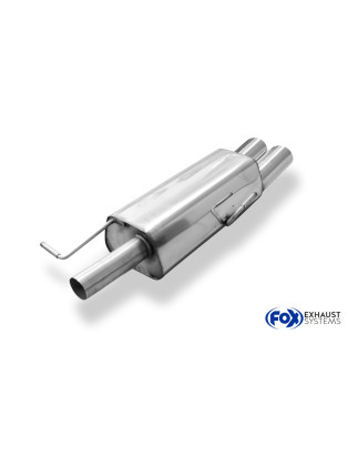 Peugeot RCZ Silenziatore posteriore on one side – 2x106x71 Tipo 32 (Cod. F-PE130022-366)
