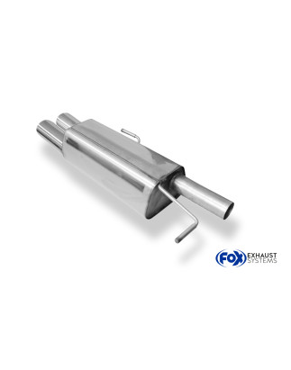 Peugeot RCZ Silenziatore posteriore on one side – 2x106x71 Tipo 32 (Cod. F-PE130022-366)