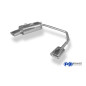 Peugeot 206 S16/ S16 cabrio Silenziatore posteriore con uscite destra e sinistra - (Cod. F-PE021133-