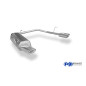 Peugeot 206 S16/ S16 cabrio Silenziatore posteriore con uscite destra e sinistra - (Cod. F-PE021133-
