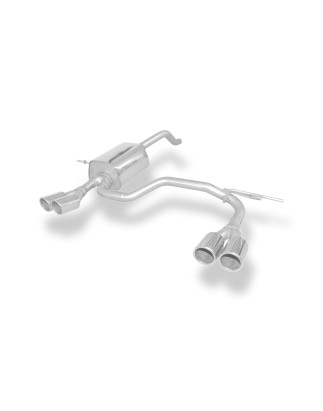 Renault Clio IV Silenziatore posteriore con uscite destra e sinistra (duplex)x76 Tipo 1 (Cod. F-RE07