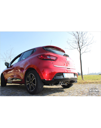 Renault Clio IV Silenziatore posteriore con uscite destra e sinistra (duplex)x76 Tipo 1 (Cod. F-RE07