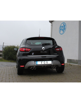 Renault Clio IV GT Silenziatore posteriore con uscite destra e sinistra (duplex)x76 tipo (Cod. F-RE0