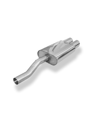 Mini Cooper S – F56 & F57 Silenziatore uscita posteriore center – 2x100 (Cod. F-MN022002-294)