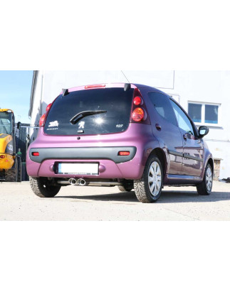 CitroenC1/ Peugeot 107/ Toyota Aygo Silenziatore uscita posteriore cent (Cod. F-TO180015-367)