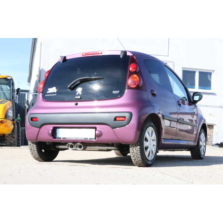 CitroenC1/ Peugeot 107/ Toyota Aygo Silenziatore uscita posteriore cent (Cod. F-TO180015-367)