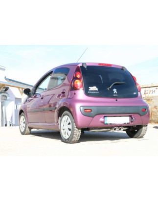 CitroenC1/ Peugeot 107/ Toyota Aygo Silenziatore uscita posteriore cent (Cod. F-TO180015-367)