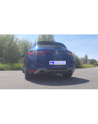 Renault Megane IV GT Silenziatore posteriore – 1x50 Tipo 10 invisible (Cod. F-RE083003-001)