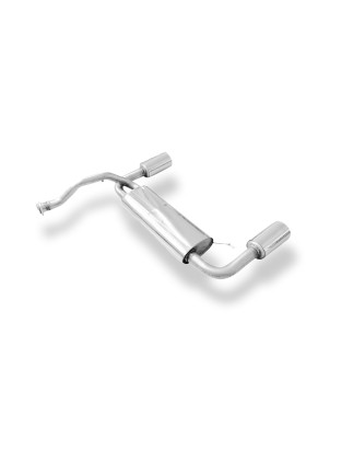 Honda Civic 4 + CRX II – EC8 EC9 ED6 ED7 ED9 Silenziatore posteriore (Cod. F-HO144015-015)