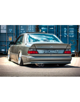 Mercedes E-Klasse 124 silenziatore posteriore Ø70mm – 2x93x79 Tipo 70 (Cod. F-MB040082-656)