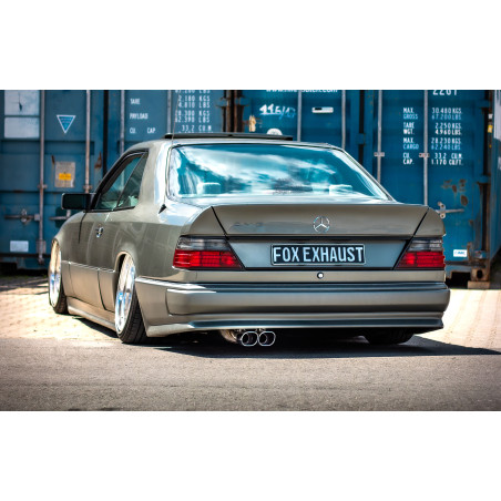 Mercedes E-Klasse 124 silenziatore posteriore Ø70mm – 2x93x79 Tipo 70 (Cod. F-MB040082-656)