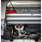 Mercedes E-Klasse 124 silenziatore posteriore Ø70mm – 2x93x79 Tipo 70 (Cod. F-MB040082-656)