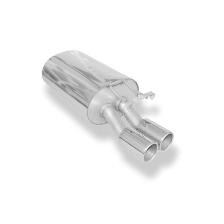 Mercedes E-Klasse 124 Silenziatore posteriore Ø70mm – 2x80 Tipo 12 (Cod. F-MB040082-050)