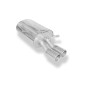 Mercedes E-Klasse 124 Silenziatore posteriore Ø70mm – 2x80 Tipo 12 (Cod. F-MB040082-050)