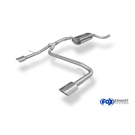 Ford Focus III Hatchback – Diesel Silenziatore uscita posteriore destra e sinistra (Cod. F-FO03204