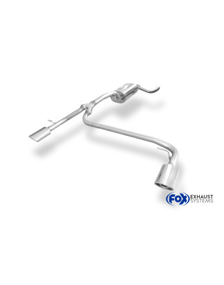 Ford Focus II Fließheck Facelift Silenziatore posteriore – 106x71 tipo (Cod. F-FO031123-365)