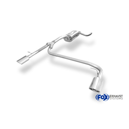 Ford Focus II Fließheck Facelift Silenziatore posteriore – 106x71 tipo (Cod. F-FO031123-365)