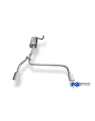 Ford Focus II Fließheck Facelift Silenziatore posteriore – 106x71 tipo (Cod. F-FO031123-365)