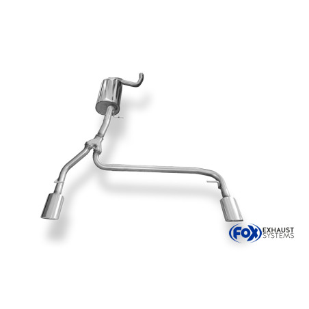 Ford Focus II Fließheck Facelift Silenziatore posteriore – 106x71 tipo (Cod. F-FO031123-365)
