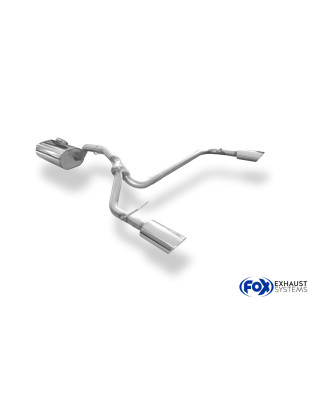 Ford Focus II Fließheck Facelift Silenziatore posteriore – 106x71 tipo (Cod. F-FO031123-365)