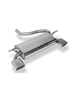 Mini One/ Cooper R50 Silenziatore posteriore con uscite destra e sinistra (duplex) – 135x80 (Cod. 