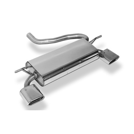 Mini One/ Cooper R50 Silenziatore posteriore con uscite destra e sinistra (duplex) – 135x80 (Cod. 