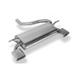 Mini One/ Cooper R50 Silenziatore posteriore con uscite destra e sinistra (duplex) – 135x80 (Cod. 