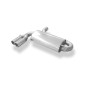 Audi S3 Tipo 8L Silenziatore posteriore Ø70mm – 2x76 Tipo 10 (Cod. F-AU050097-008)
