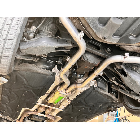 Mercedes E-Klasse 212 – 5,5l 285kW Silenziatore anteriore (Cod. F-MB043000-VSD)