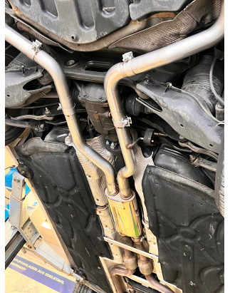 Mercedes E-Klasse 212 – 5,5l 285kW Silenziatore anteriore (Cod. F-MB043000-VSD)