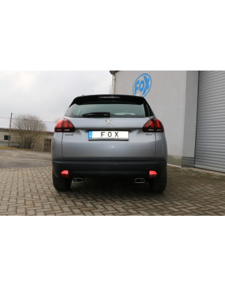 Peugeot 2008 Silenziatore posteriore con uscite destra e sinistra (duplex) – 145x65 Tipo 59 (Cod. 